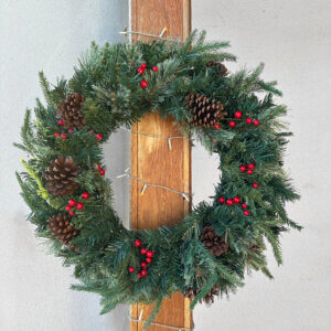Majestic Pine Wreath 60cm